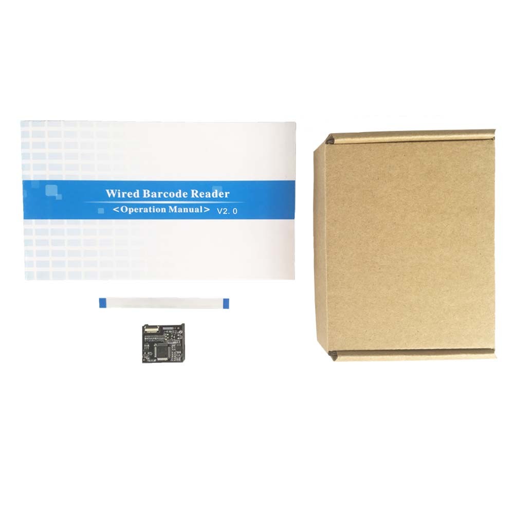 Freeshipping 1D 2D USB UART Barcode Scanner Module Embedded Qr Code Scanner Module cheapest Reader Arduino Mini Raspberry Pi