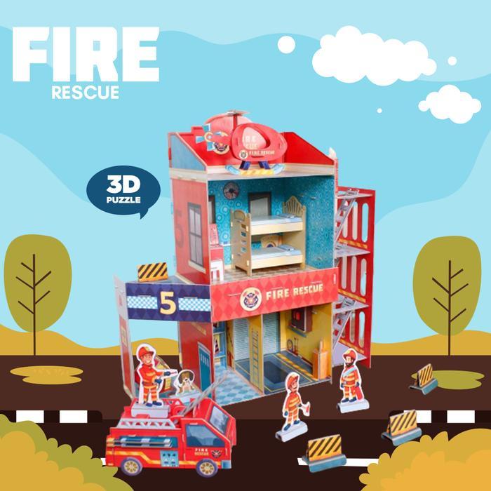 CUBICFUN Fire Rescue - 3D Puzzle