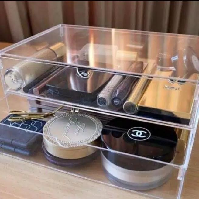 Akrilik Tempat Makeup 2Susun