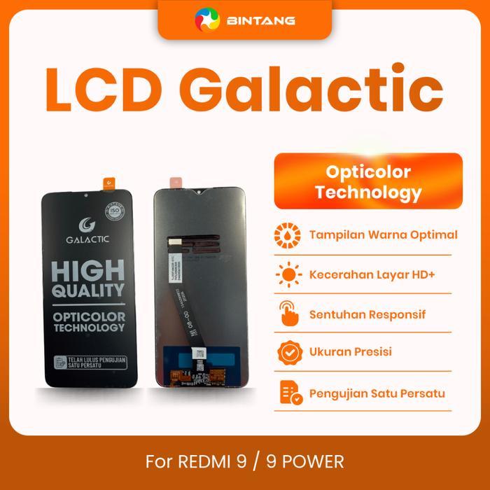 NEW GALACTIC LCD FULLSET TOUCHSCREEN FOR REDMI 9 / 9 POWER