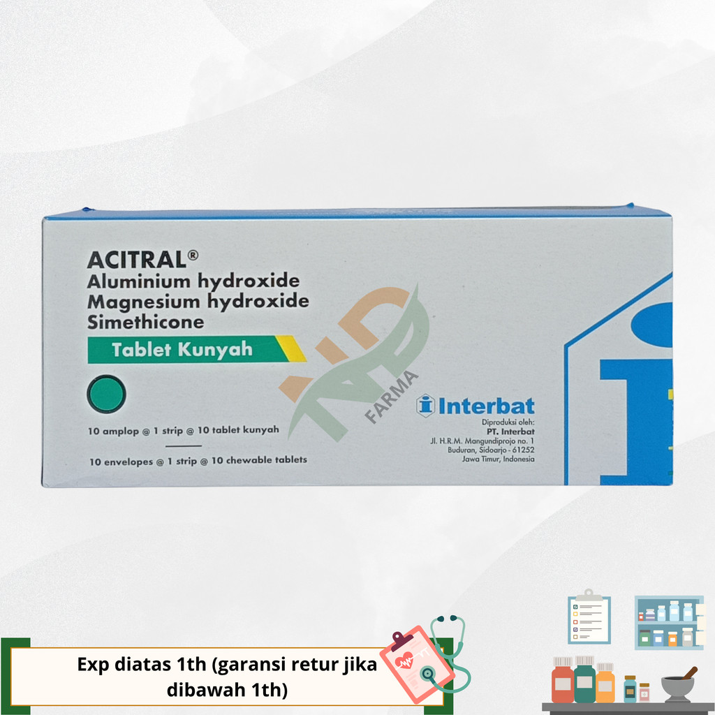 INTERBAT ACITRAL TABLET 100 TAB - BOX