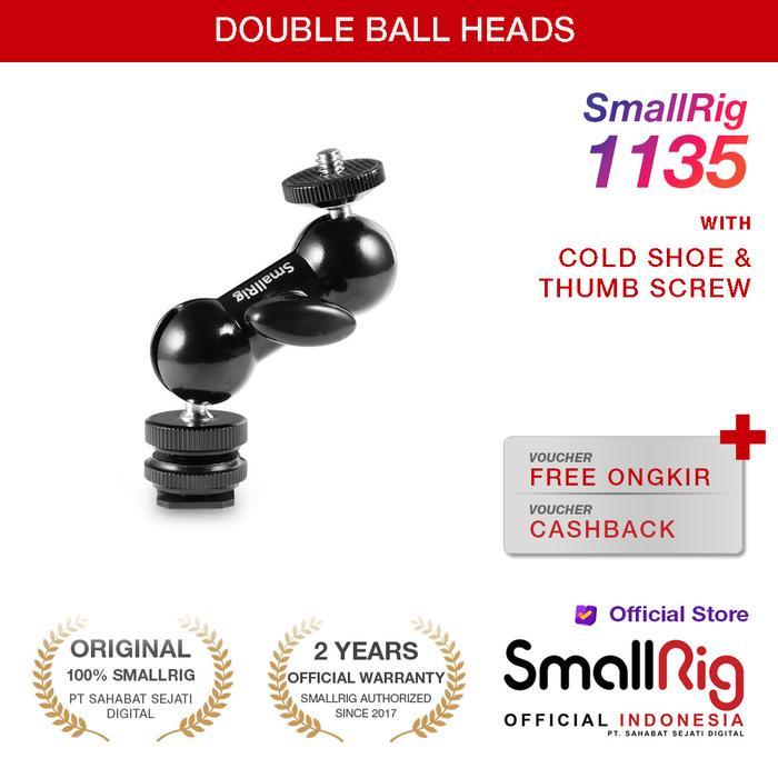 DISKON SmallRig Cool Ball head V1 Multi function Double Ballhead 1135