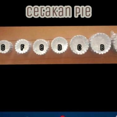 Cetakan Pie Mini Dari (A-H) 1kodi