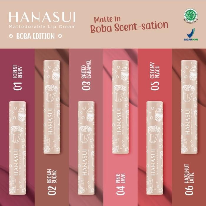 HANASUI mattedorable lip cream