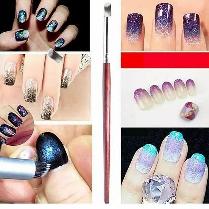 NAIL BRUSH OMBRE KUAS