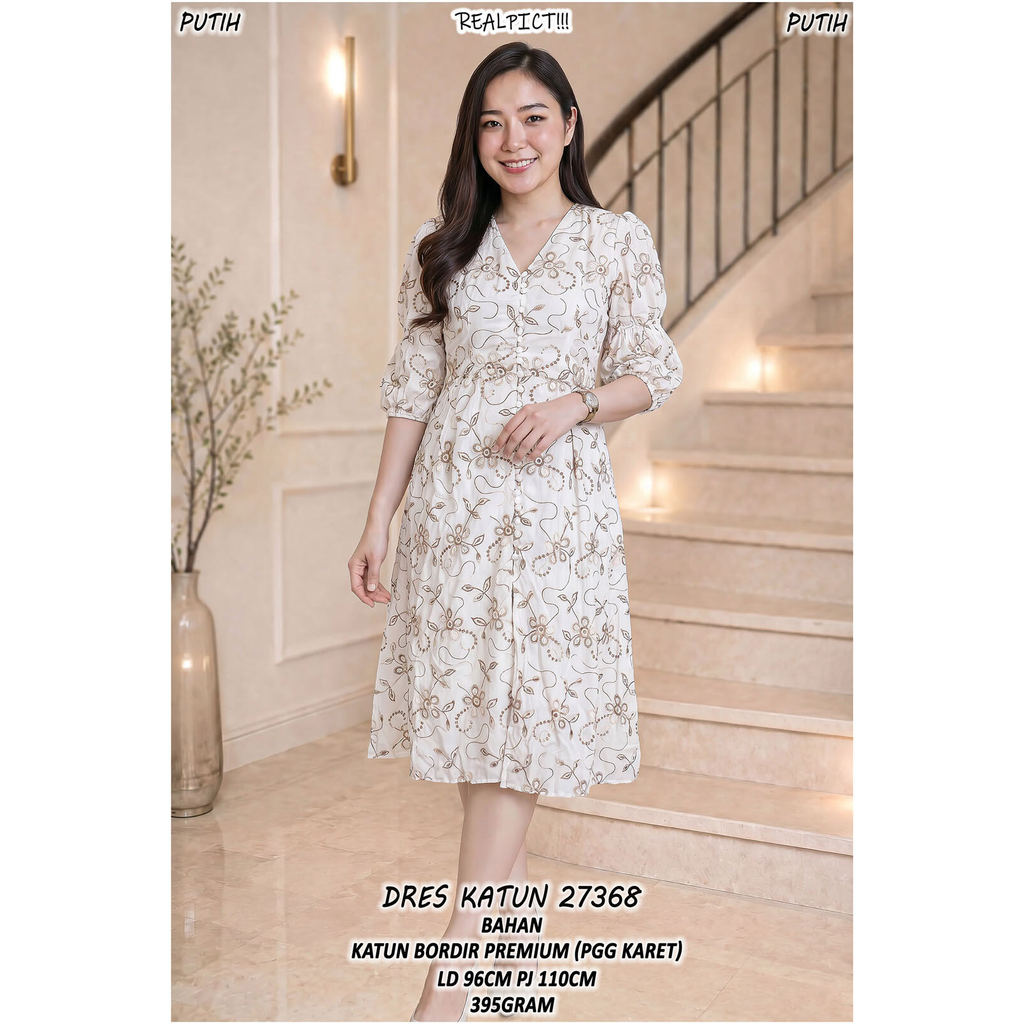 DRES KATUN 27368 (READY STOK)