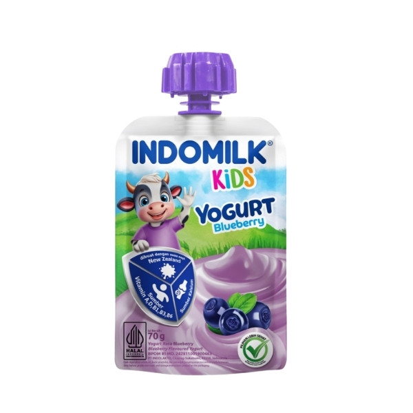 INDOMILK YOGURT BLUEBERRY 70 GR