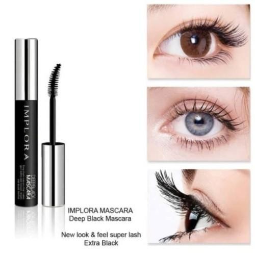 Pilihan- Mascara Implora Deep Black Maskara Original