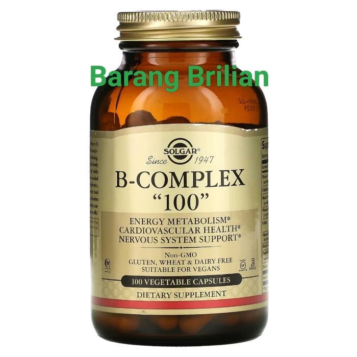Vitamin B Complex Solgar "100" 100 Tablet