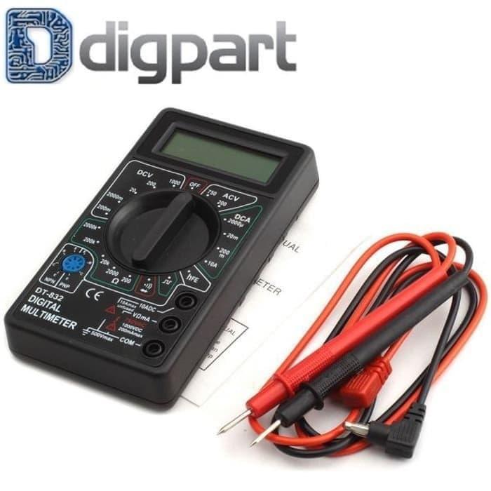 Digital Multimeter Pocket - DT830B - Black