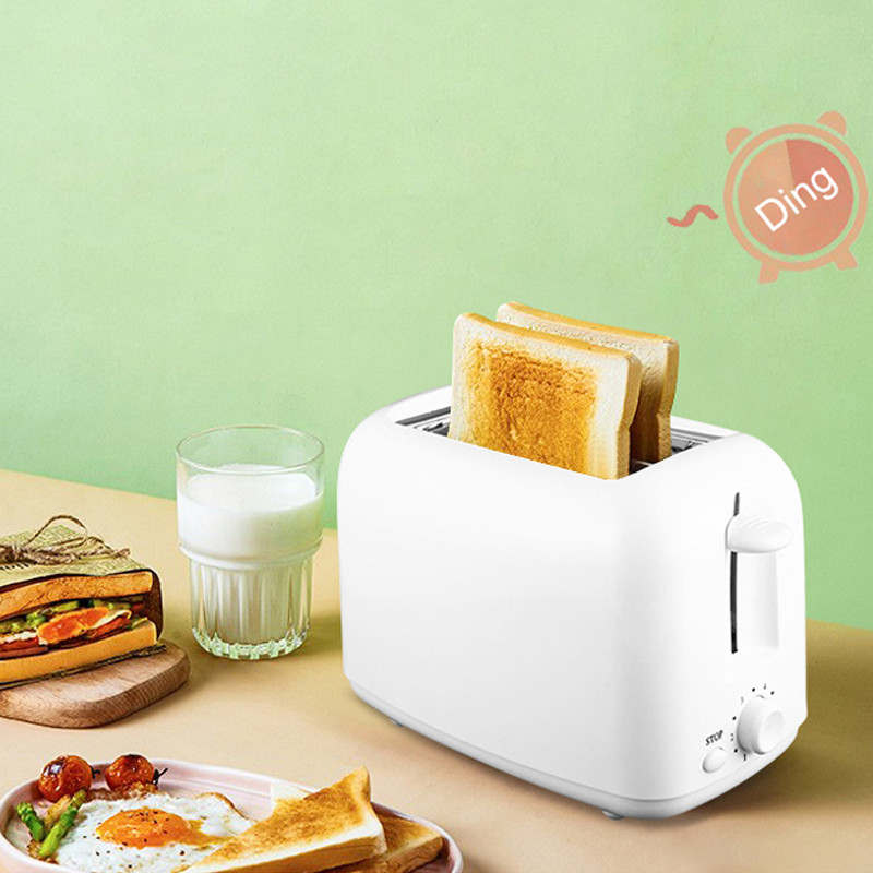 110V/220V Home Toaster 6 Modes 2 Slice Bread Toast Maker Automatic Breakfast Machine One-Click