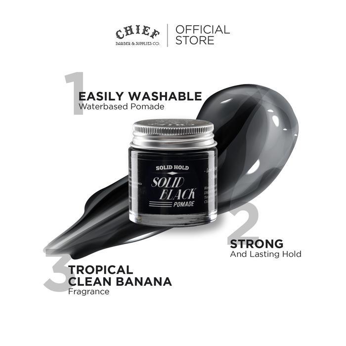 CHIEF POMADE SOLID BLACK TRAVEL PACK - PAKET ISI 2 PCS