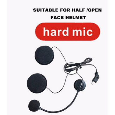 Hard/Soft Mic For E1 Bluetooth Motorcycle Helmet Bluetooth Headset The Link