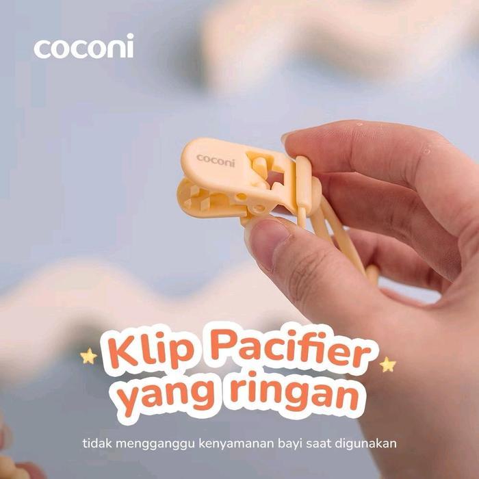 COCONI Pacifier Buddy Clips - Penjepit Empeng Teether Bayi Silicone