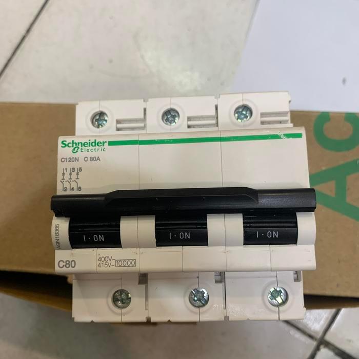 MCB C120N 3P 80A SCHNEIDER