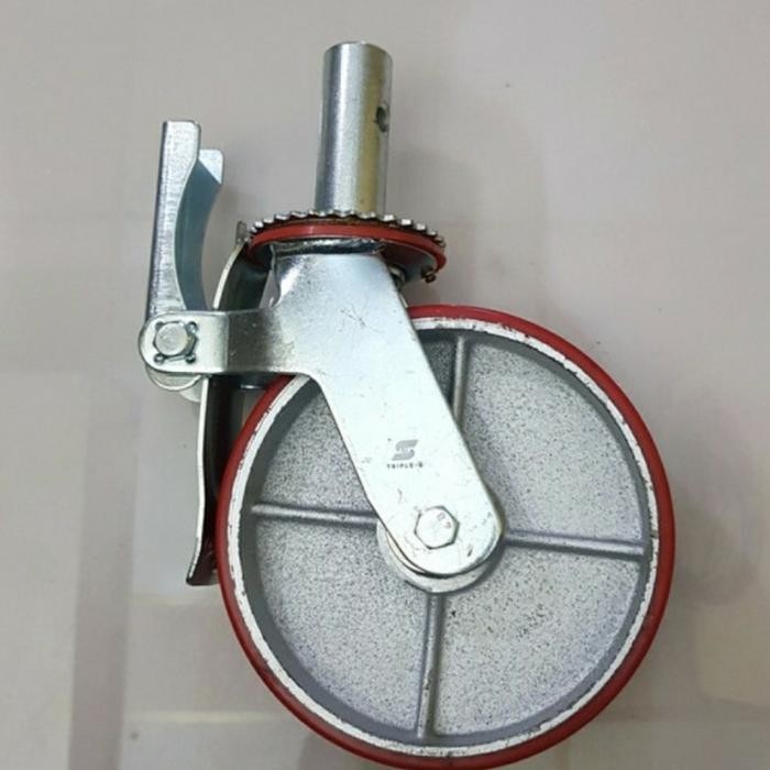 Roda Steger Scafolding PU HD 6"
