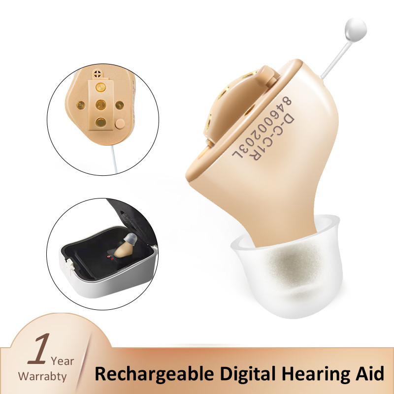 Rechargeable Hearing Aids C55 Adjustable Micro Wireless Hearing Aid