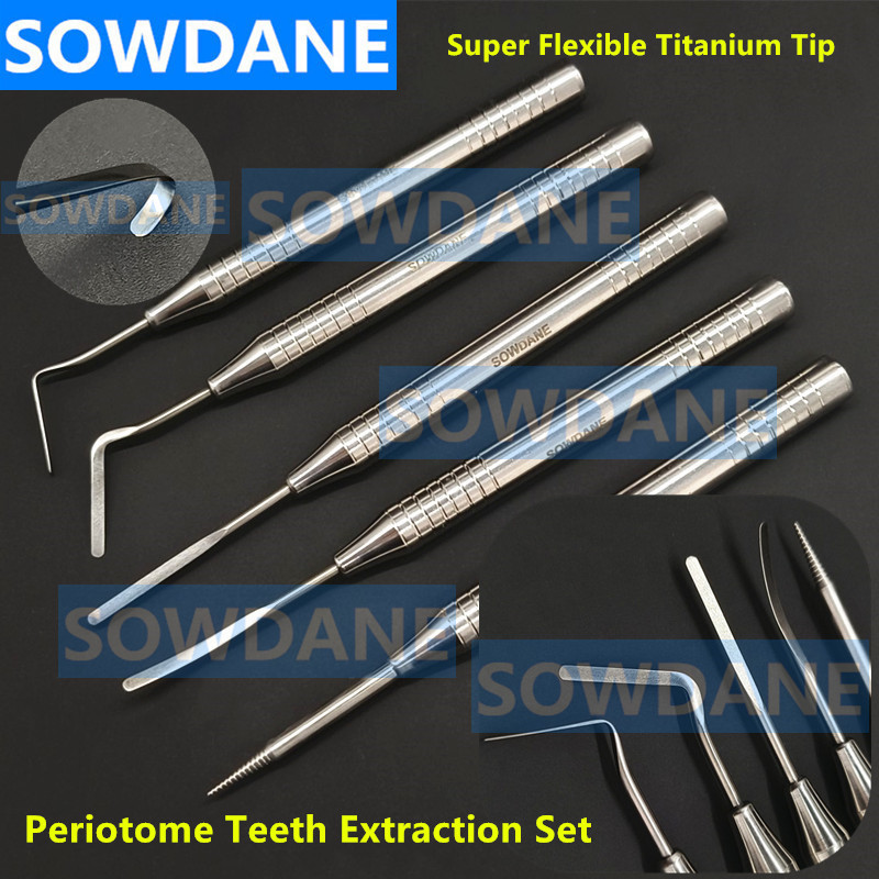 Dental Flex Periotome Power Teeth Extraction Set Tooth Extractor