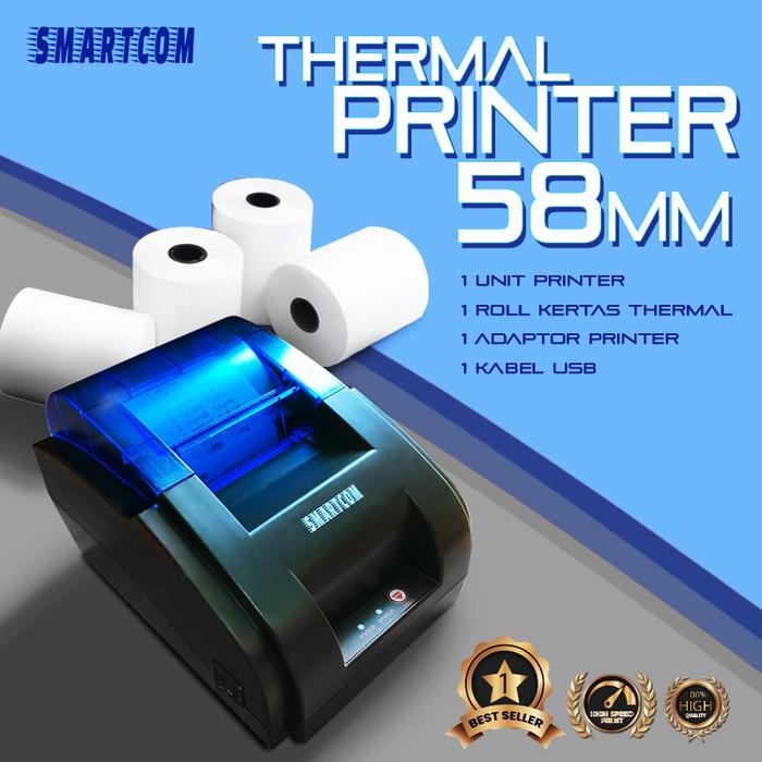 Smartcom Printer Thermal Bluetooth Rpp02 58X30Mm Terbaru !!!