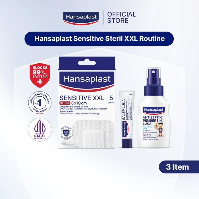 Hansaplast Sensitive Steril XXL Routine