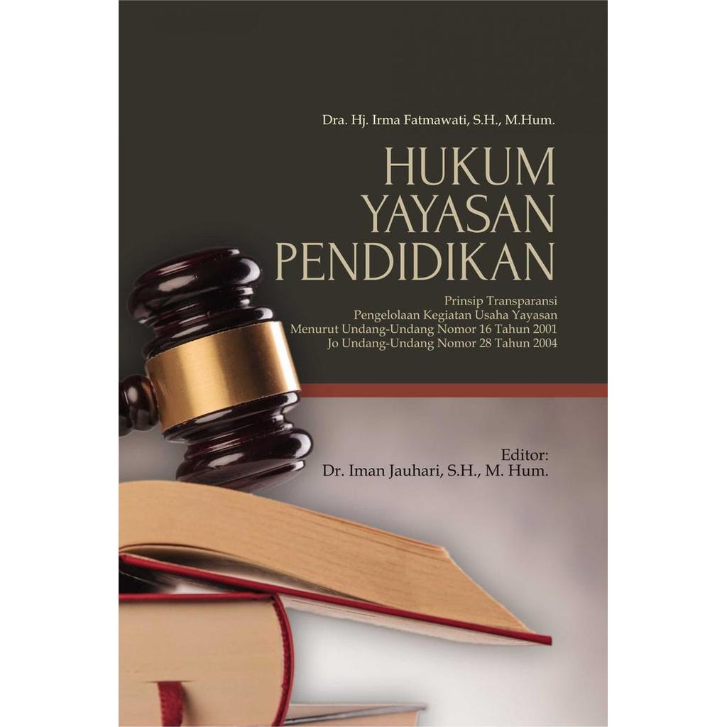 DISKON! Buku Hukum Yayasan Pendidikan