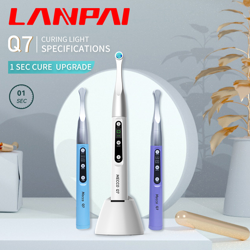 lanpai Q7 1sec Dental curing lamp Wireless Led Curing Light