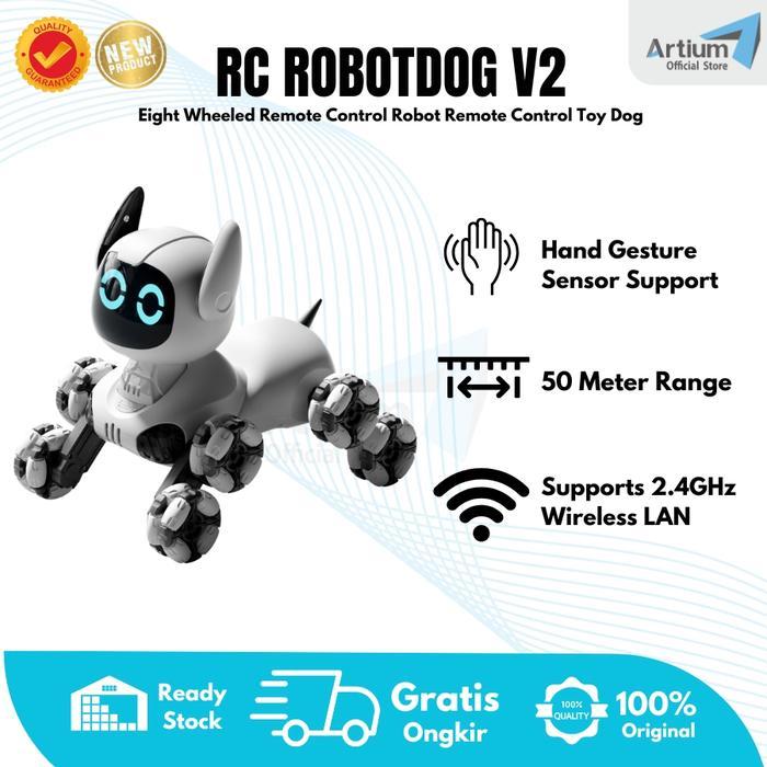 Ada Stok Mechanical Robot Dog V2 Remote Control
