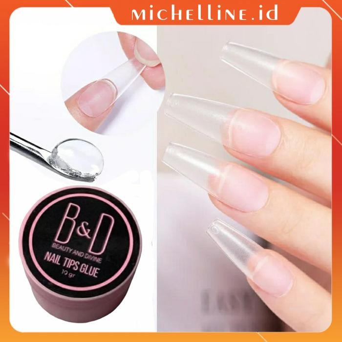 B&D Nail Tips Glue For Nail Extension