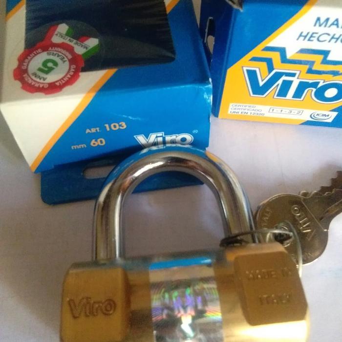 Baru Gembok Viro 60Mm