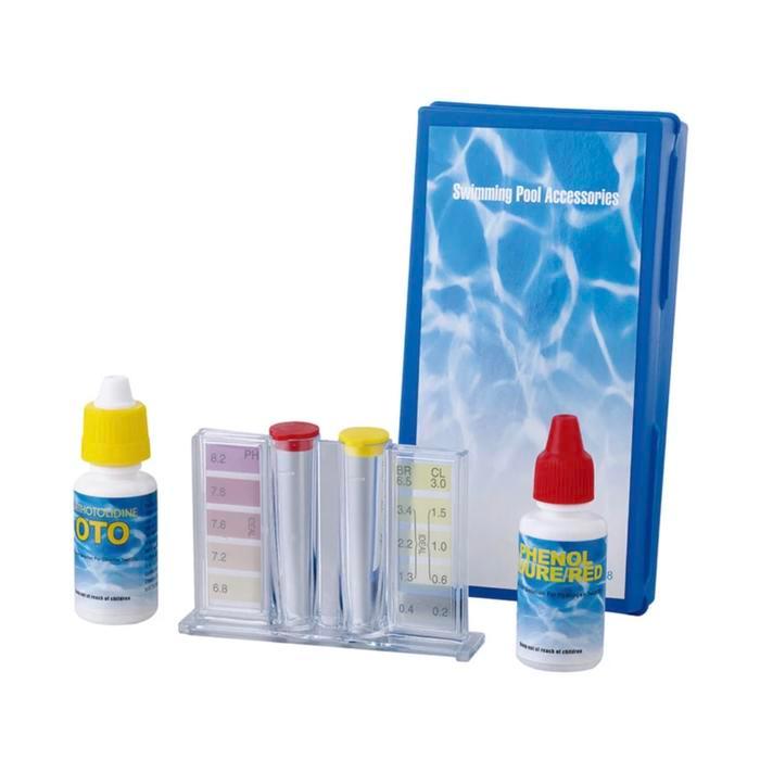 High Quality Ph & Cl Basic Test Kit For Pool Cleaning Setting Indicator Solution For Hydrogen Tes
