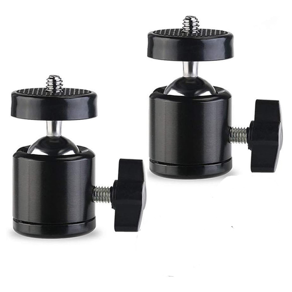 Universal mini Ball Head Adapter Angle Adjustment 1/4 & 3/8 Screw For