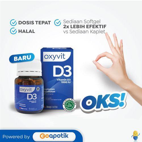 OXYVIT D3 1000 IU BOTOL 60 KAPSUL