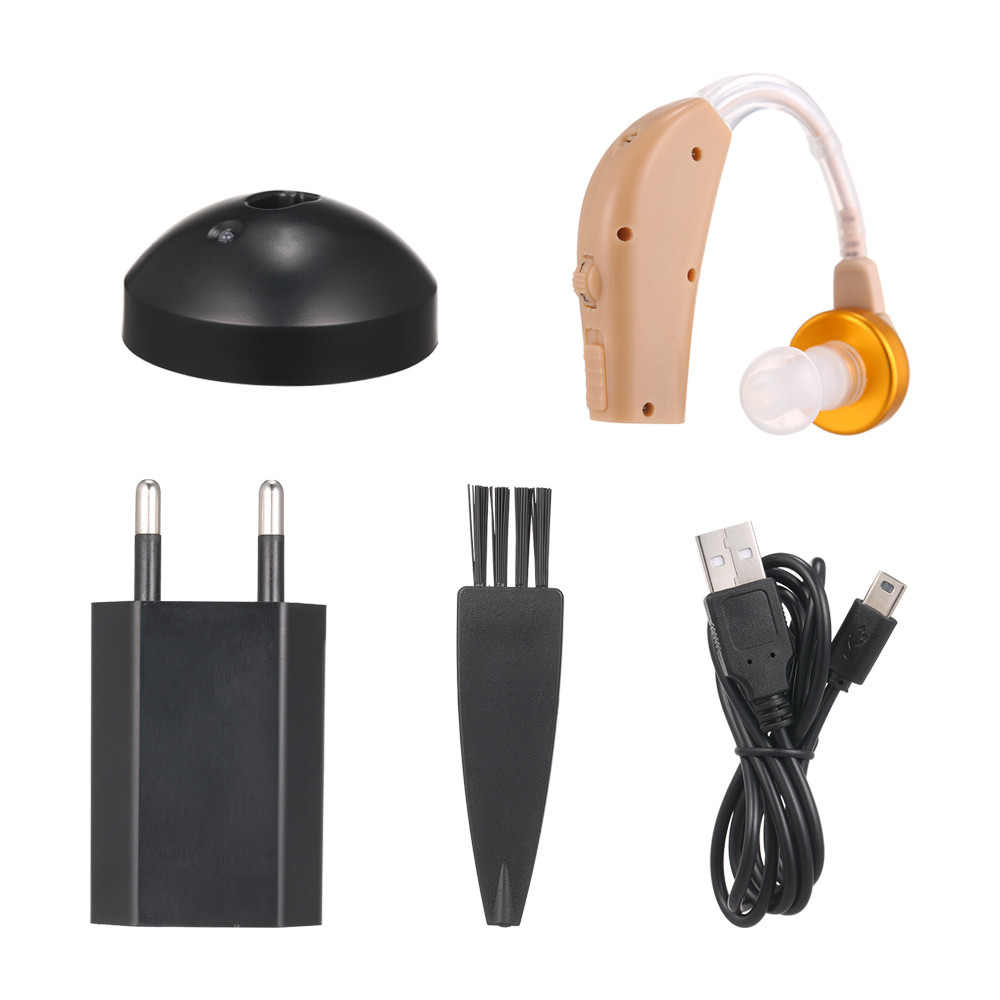 High Quality Hearing Aids With Storage Case & Charging Base