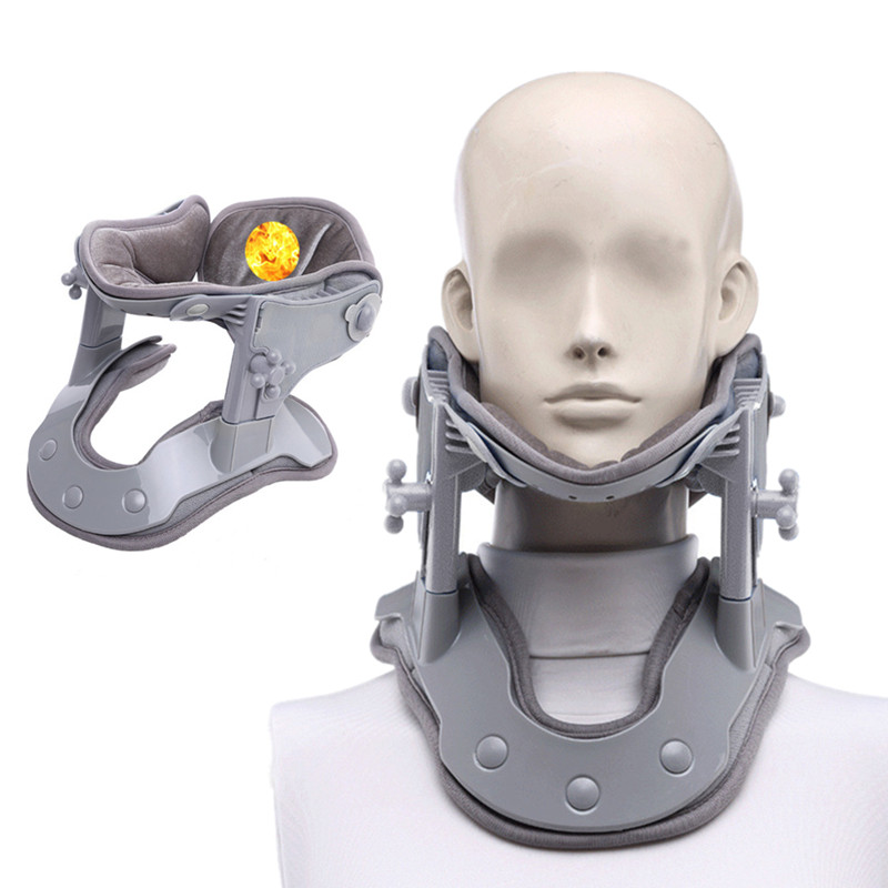 Heating Neck Cervical Traction Hot Compress Adjustable Collar Lumbar