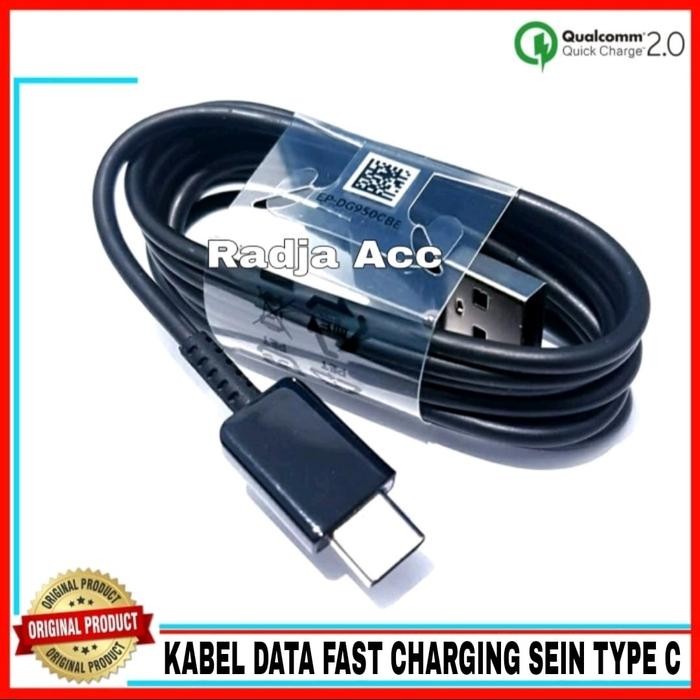 kabel data sams original fast charging sein type c cable