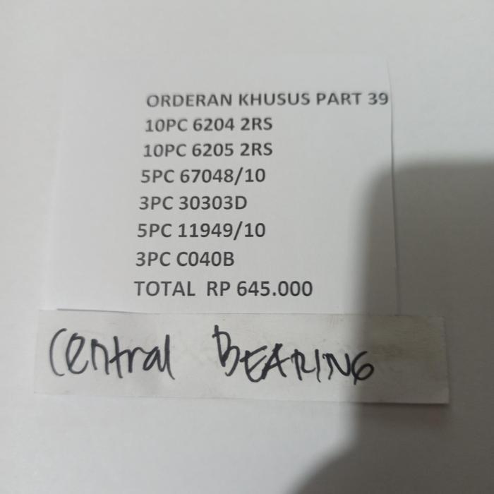 Orderan Khusus Part 39