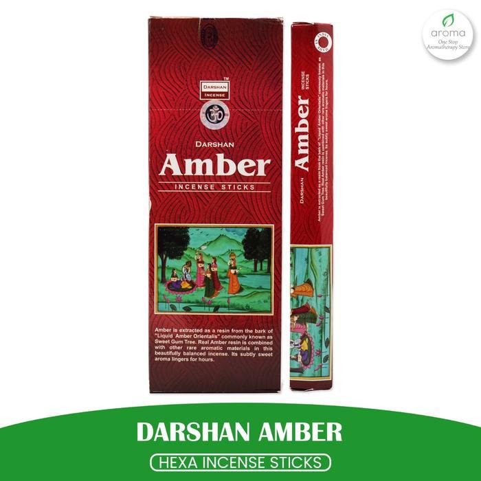 Dupa India Aromaterapi Hexa - Darshan Amber