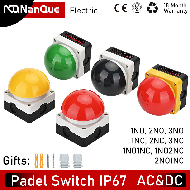 Pedal Switch IP67 Watproof Responder Switch AC/DC Emergency Stop