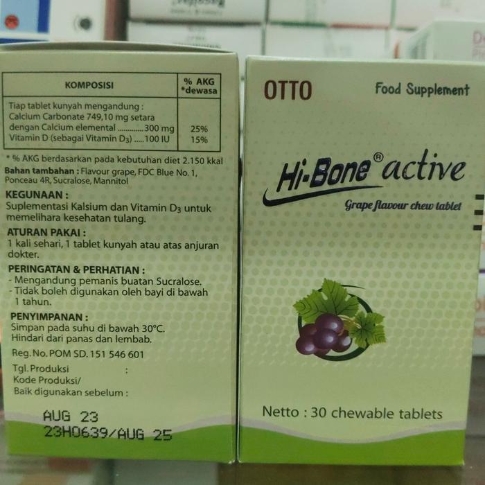 hi bone active anggur per botol