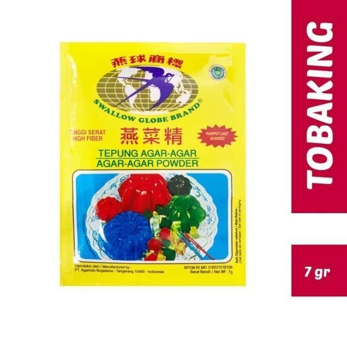 NEW!! Agar Agar Swallow Globe Putih