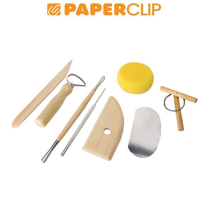 ORIGINAL CLAY TOOLS SET V-TEC E 005-8B/8 READY STOCK