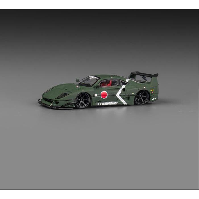 Ready DM Model 1/64 F40 Combat Gray Zero Green Zero Orange -