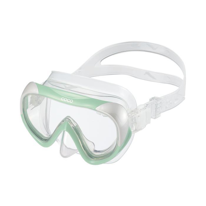 Diving Mask Gull Coco Clear Silicone Easter Green