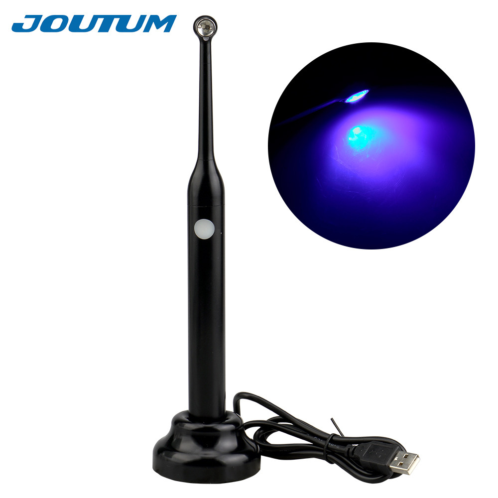 New Dental Wireless LED Curing Composite Resin Light 1 Second Black