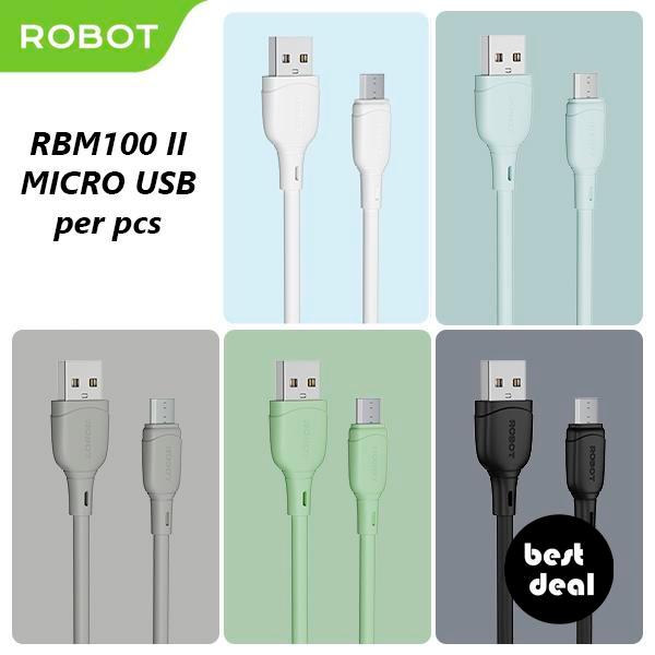 Kabel Data Robot RBM100 Micro USB Data Cable (Per Pcs)
