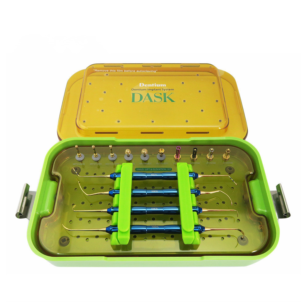Dental Dentium Dask Kit Drill Stoppers Sinus Lifting Elevation