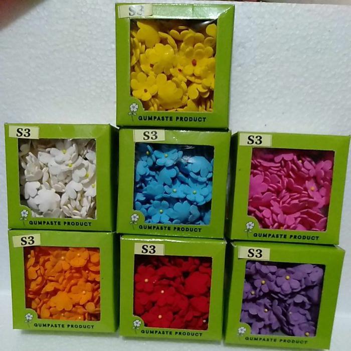 Topper Sprinkle Bunga Gumpaste - S3