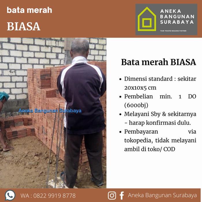 BATA MERAH BIASA (min. 1DO : 6000bj)