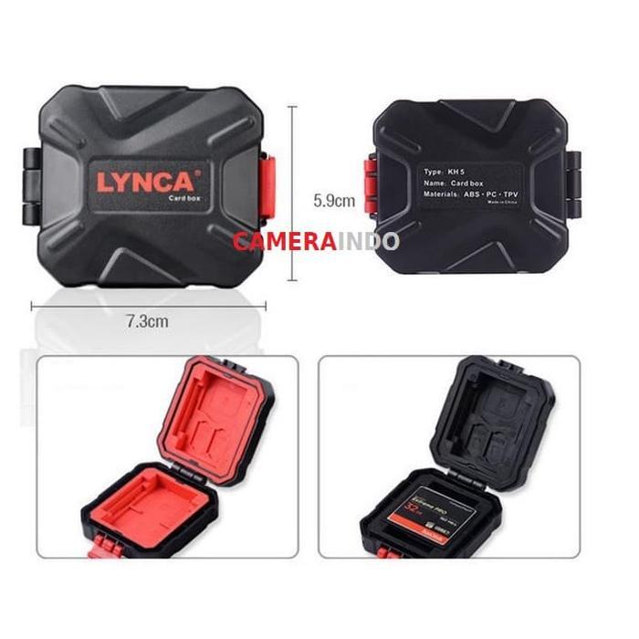 CASE LYNCA KH5 KH-5 WATERPROOF MEMORY CARD HOLDER