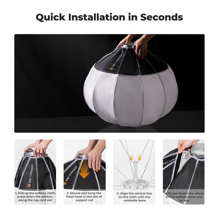 KNF Concept Softbox Lantern with Bowen Mount